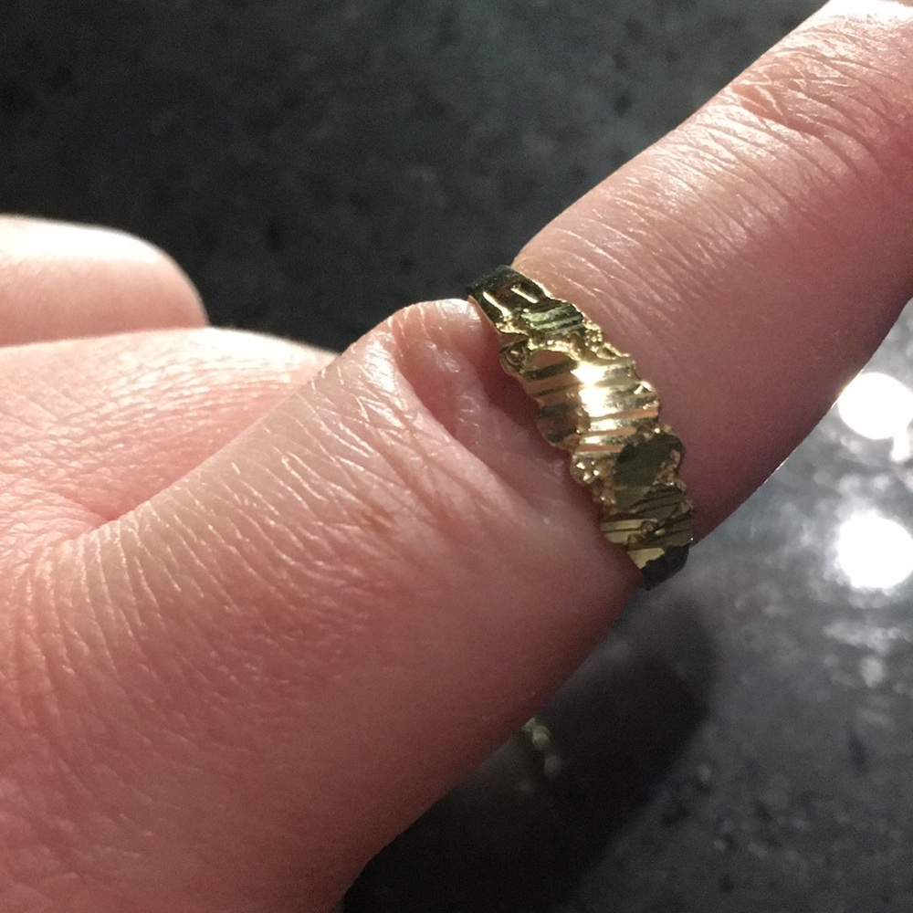 Nugget 10k ring